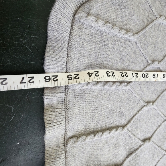 Belldini Heather Gray Turtleneck Long sleeve Women's  Sweater Size M - Picture 6 of 7